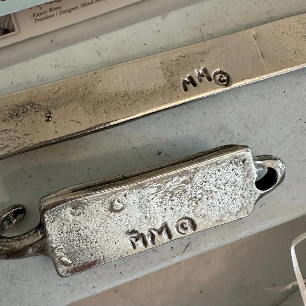 Pewter Coffee Spoon Scoop “Go Go Juice” NWT Metal Morphosis Kaycee Binns - Picture 10 of 11